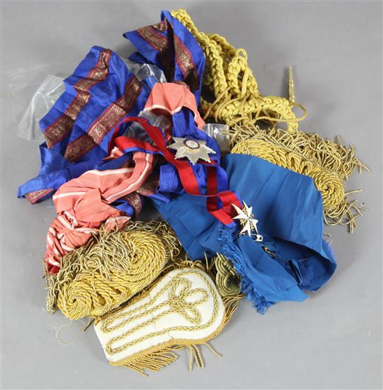 Various Operas: A collection of costume regalia, medals and ribbons